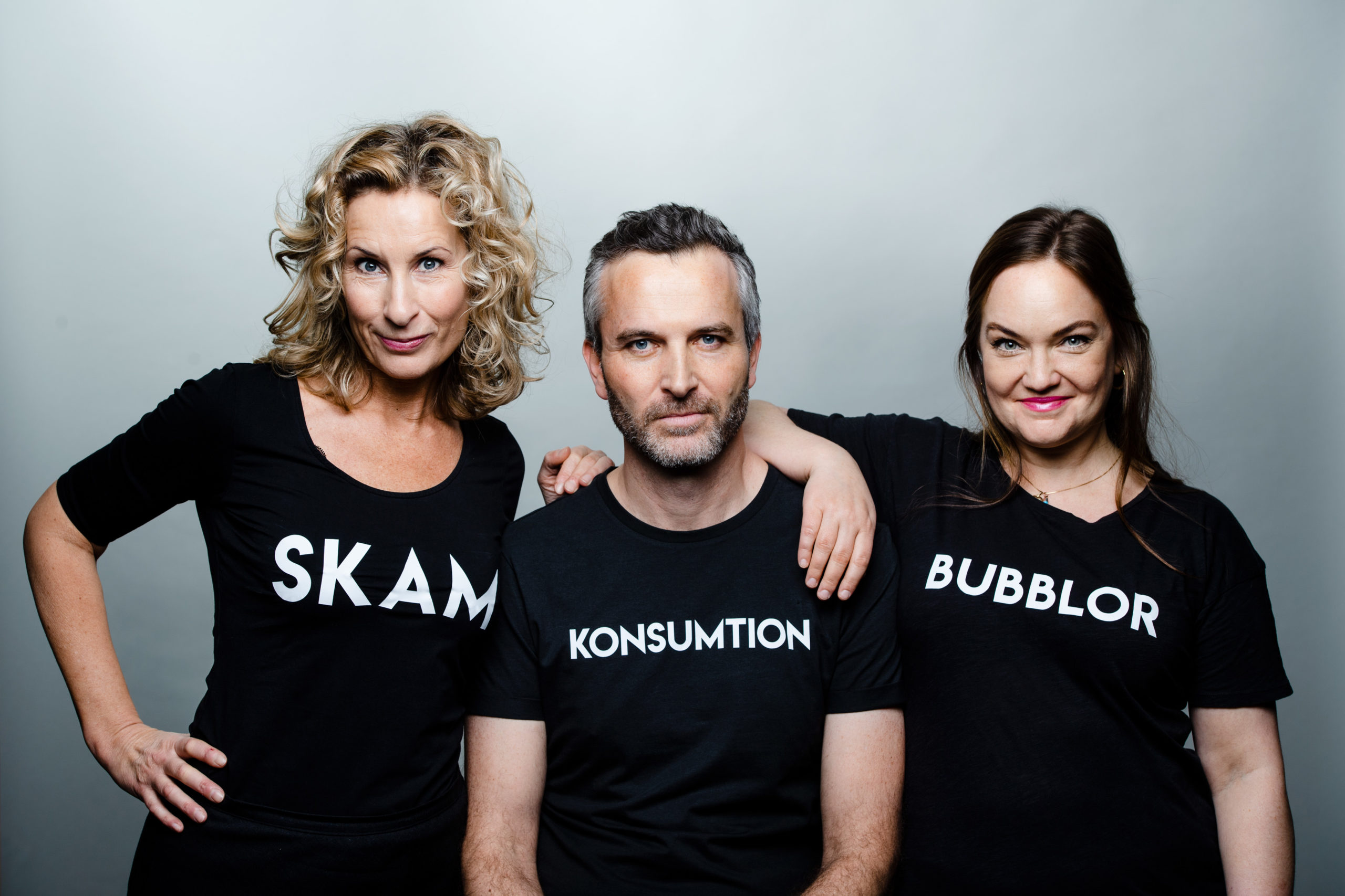 Katarina Graffman, Jacob Östberg och Emma Lindblad. Foto: Sören Vilks